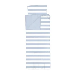 Sac de couchage KALAHARI coloris blanc / bleu 75 x 170 cm - 4MURS