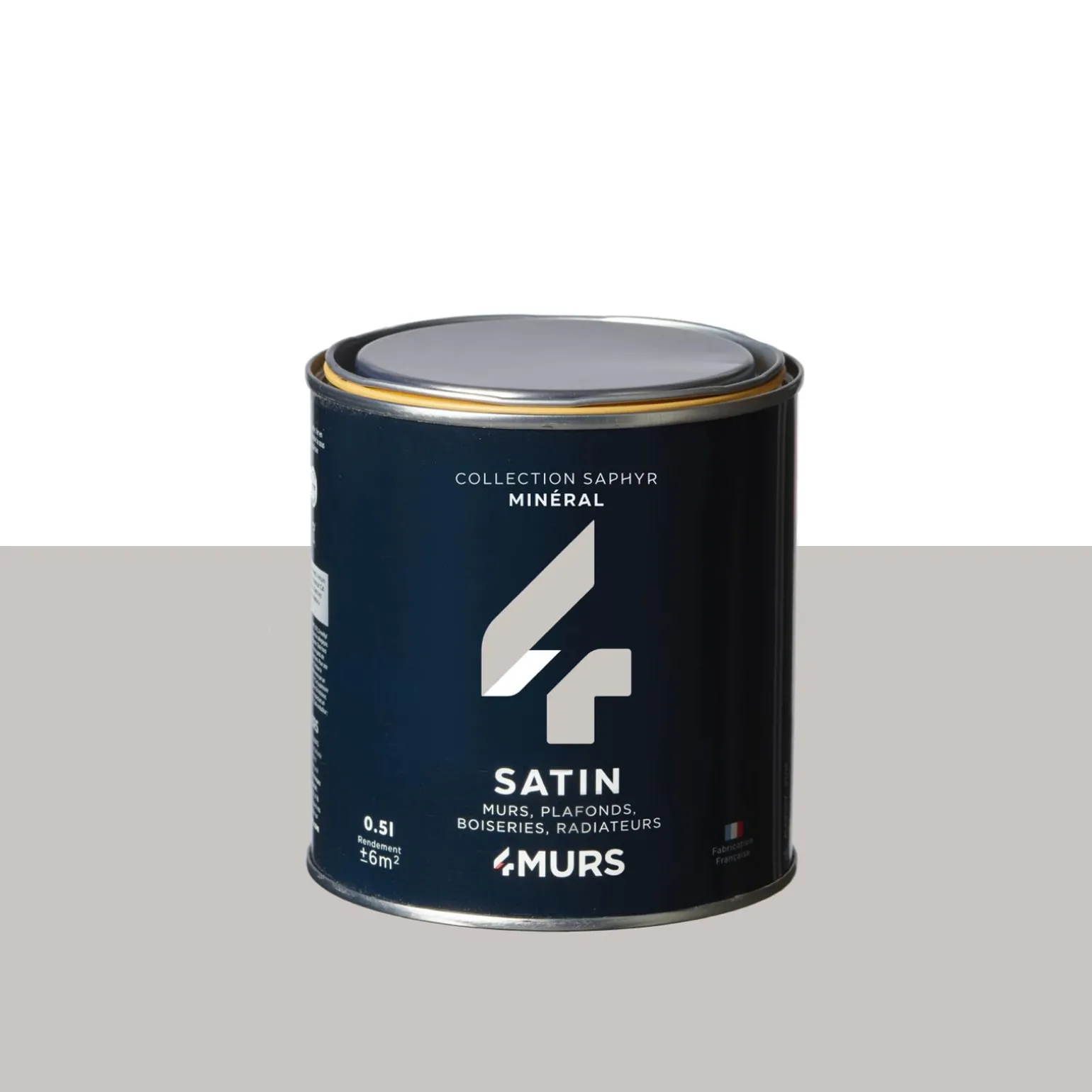 Saphyr Peinture Finition Peinture minéral Satiné 0,5 L - 4MURS