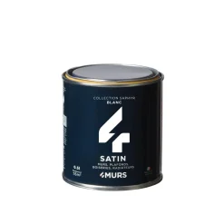Saphyr Peinture Finition Peinture blanc Satiné 0,5 L - 4MURS