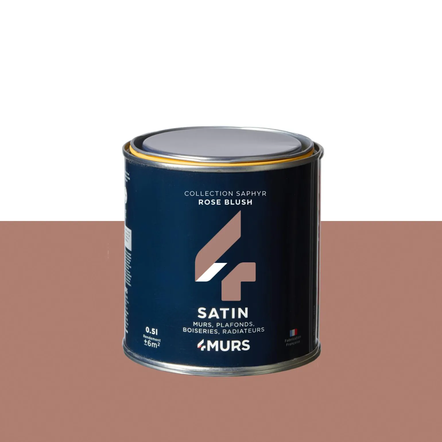 Saphyr Peinture Finition Peinture rose blush Satiné 0,5 L - 4MURS