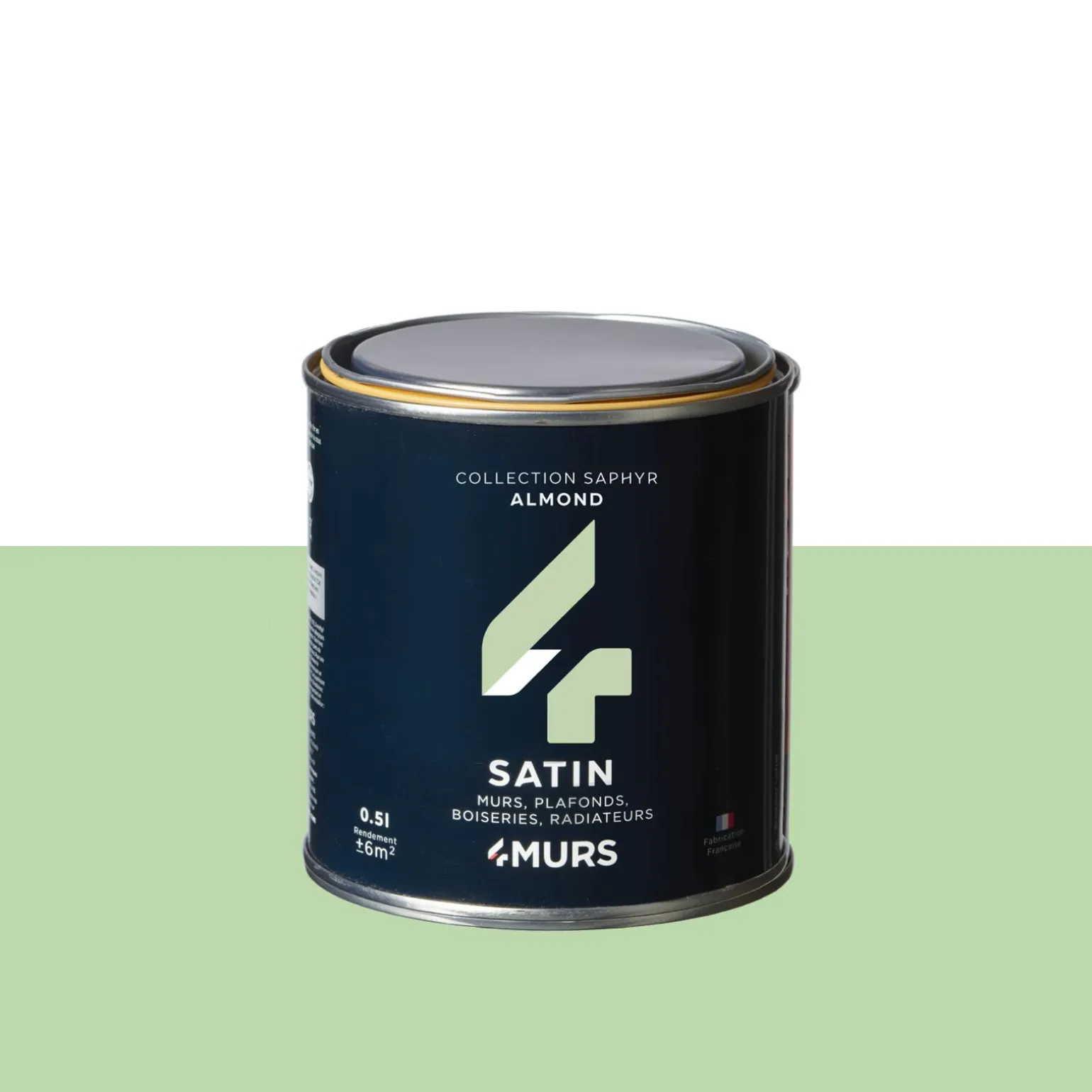 Saphyr Peinture Finition Peinture almond Satiné 0,5 L - 4MURS