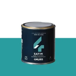 Saphyr Peinture Finition Peinture mer du Sud Satiné 0,5 L - 4MURS