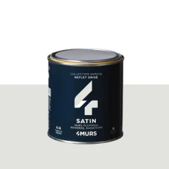 Saphyr Peinture Finition Peinture reflet grisé Satiné 0,5 L - 4MURS