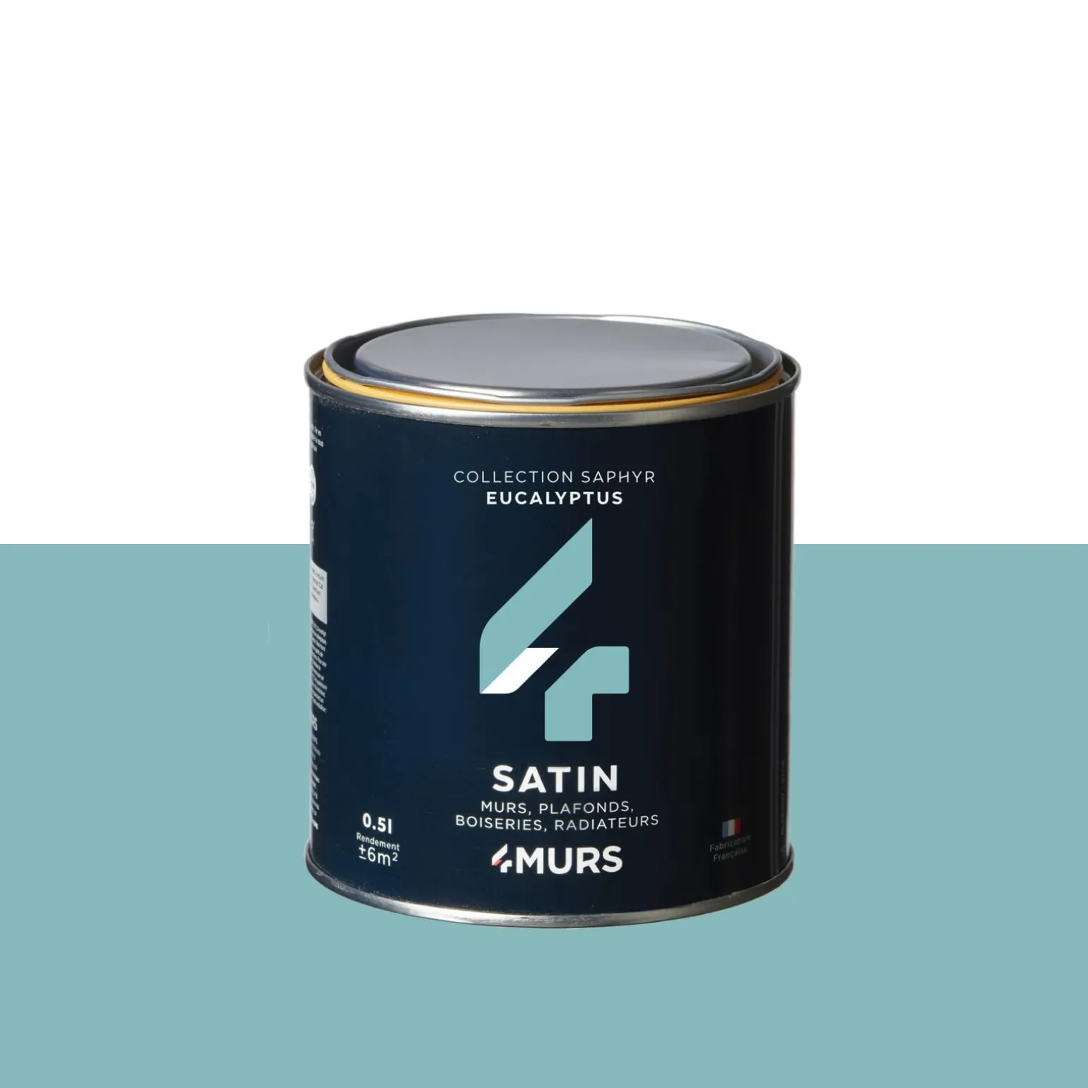 Saphyr Peinture Finition Peinture eucalyptus Satiné 0,5 L - 4MURS