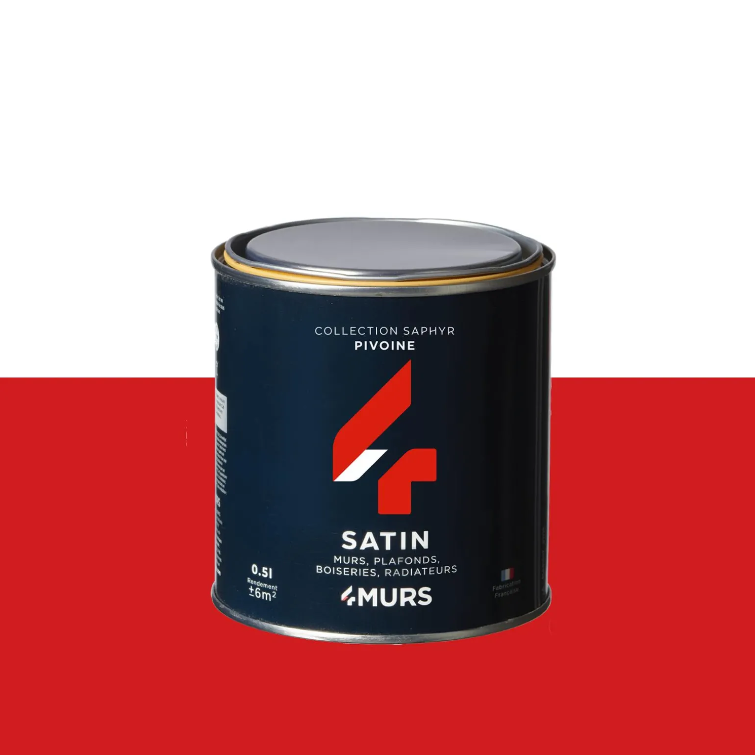 Saphyr Peinture Finition Peinture pivoine Satiné 0,5 L - 4MURS