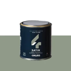 Saphyr Peinture Finition Peinture kaki clair Satiné 0,5 L - 4MURS