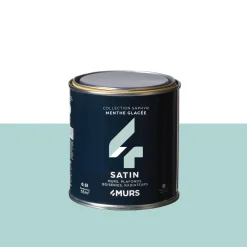 Saphyr Peinture Finition Peinture menthe glacée Satiné 0,5 L - 4MURS