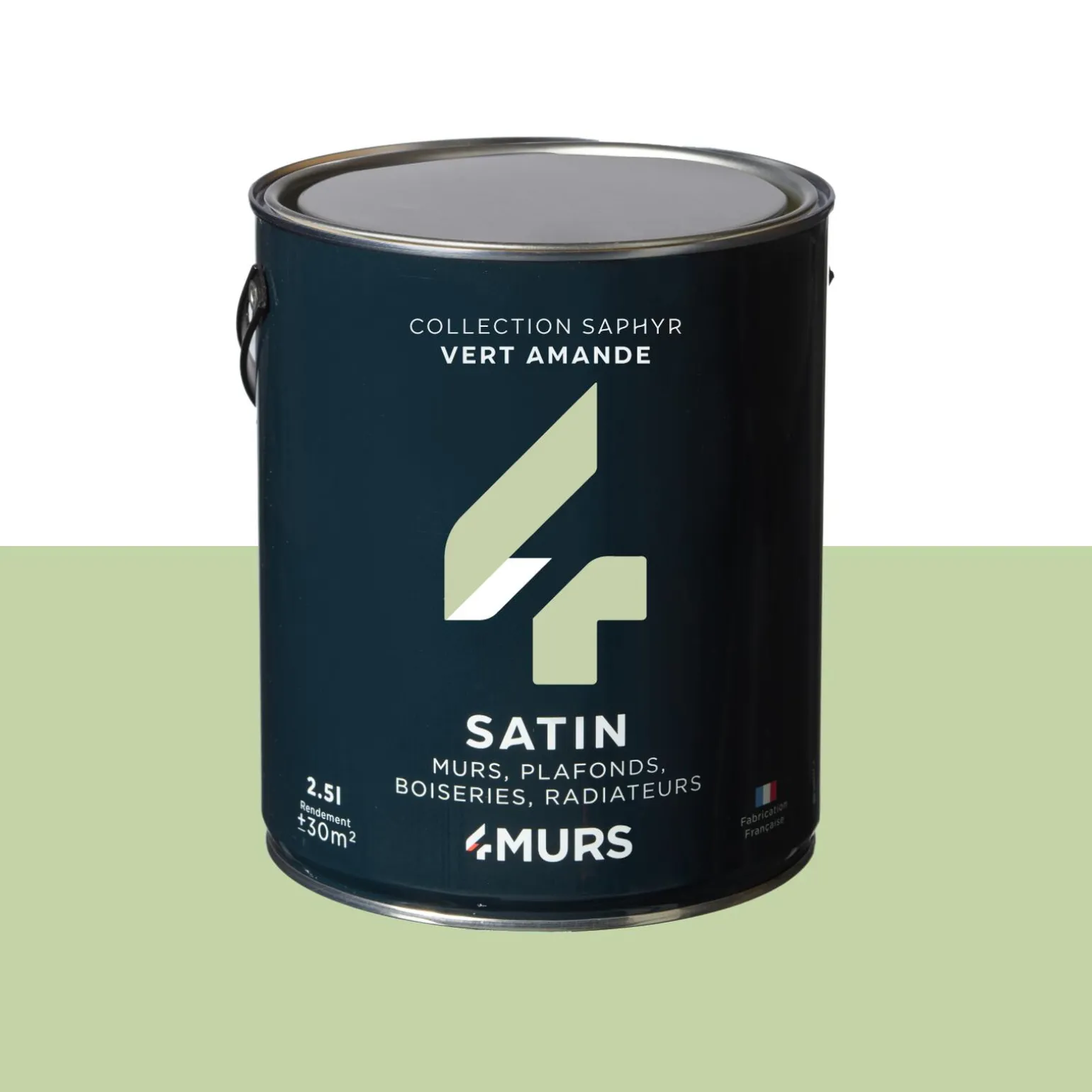 Saphyr Peinture Multi-supports Peinture vert amande Satiné - 4MURS