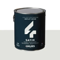 Saphyr Peinture Multi-supports Peinture reflet grisé Satiné - 4MURS