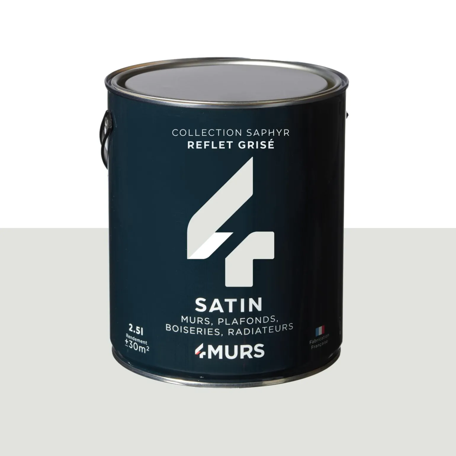 Saphyr Peinture Multi-supports Peinture reflet grisé Satiné - 4MURS