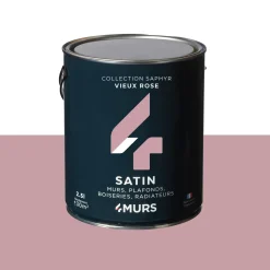Saphyr Peinture Multi-supports Peinture vieux rose Satiné - 4MURS