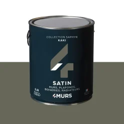 Saphyr Peinture Multi-supports Peinture kaki Satiné - 4MURS