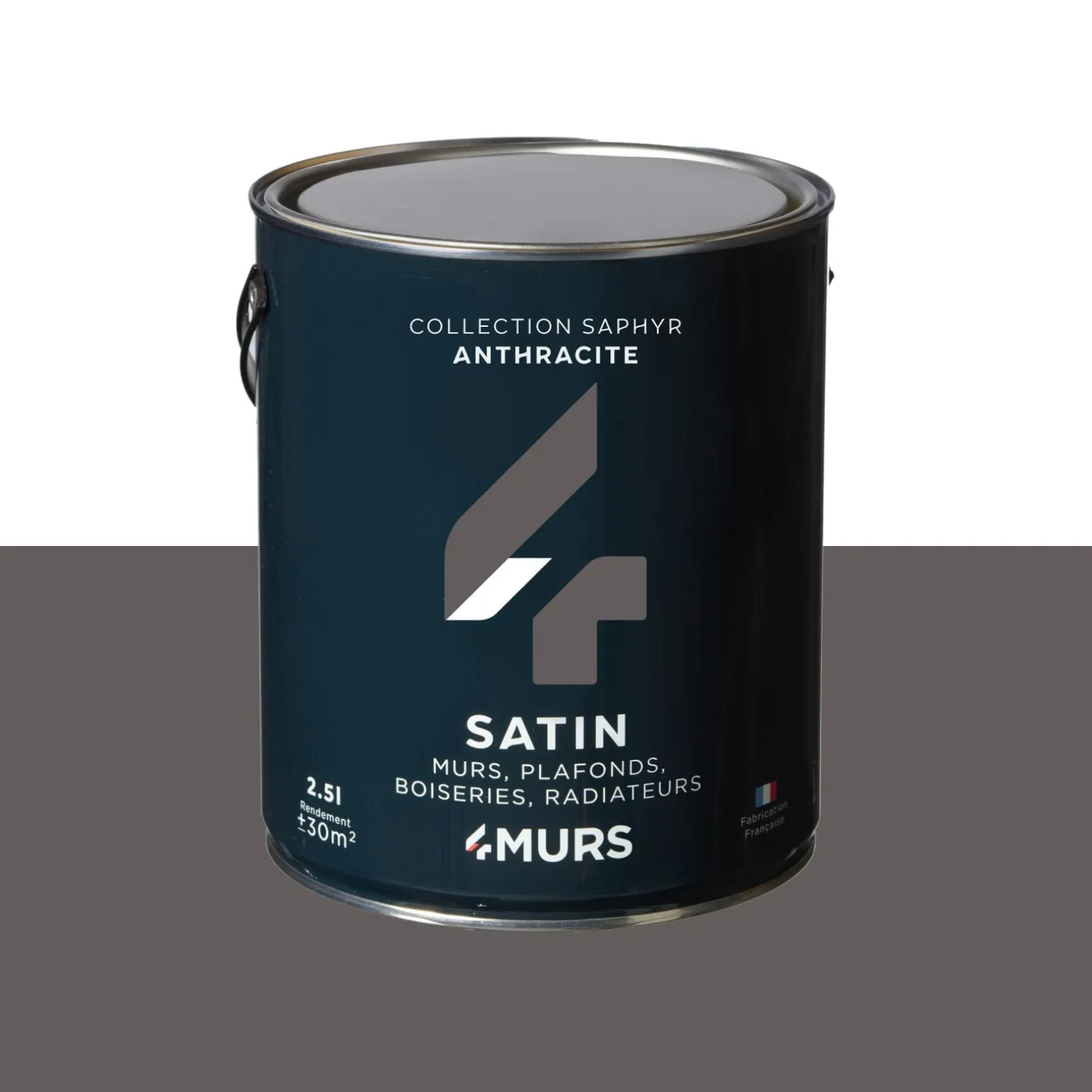 Saphyr Peinture Multi-supports Peinture anthracite Satiné - 4MURS