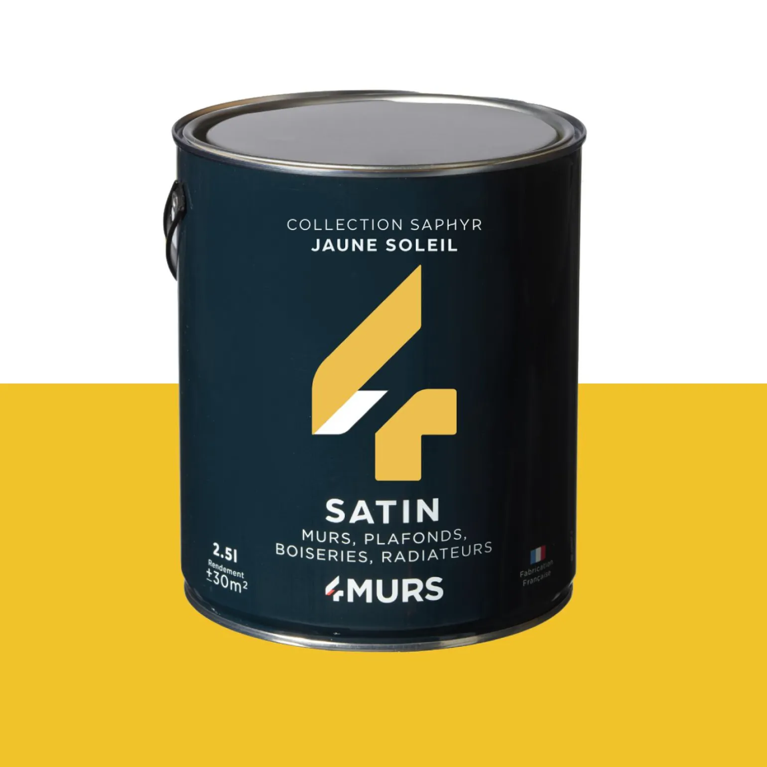 Saphyr Peinture Multi-supports Peinture jaune soleil Satiné - 4MURS