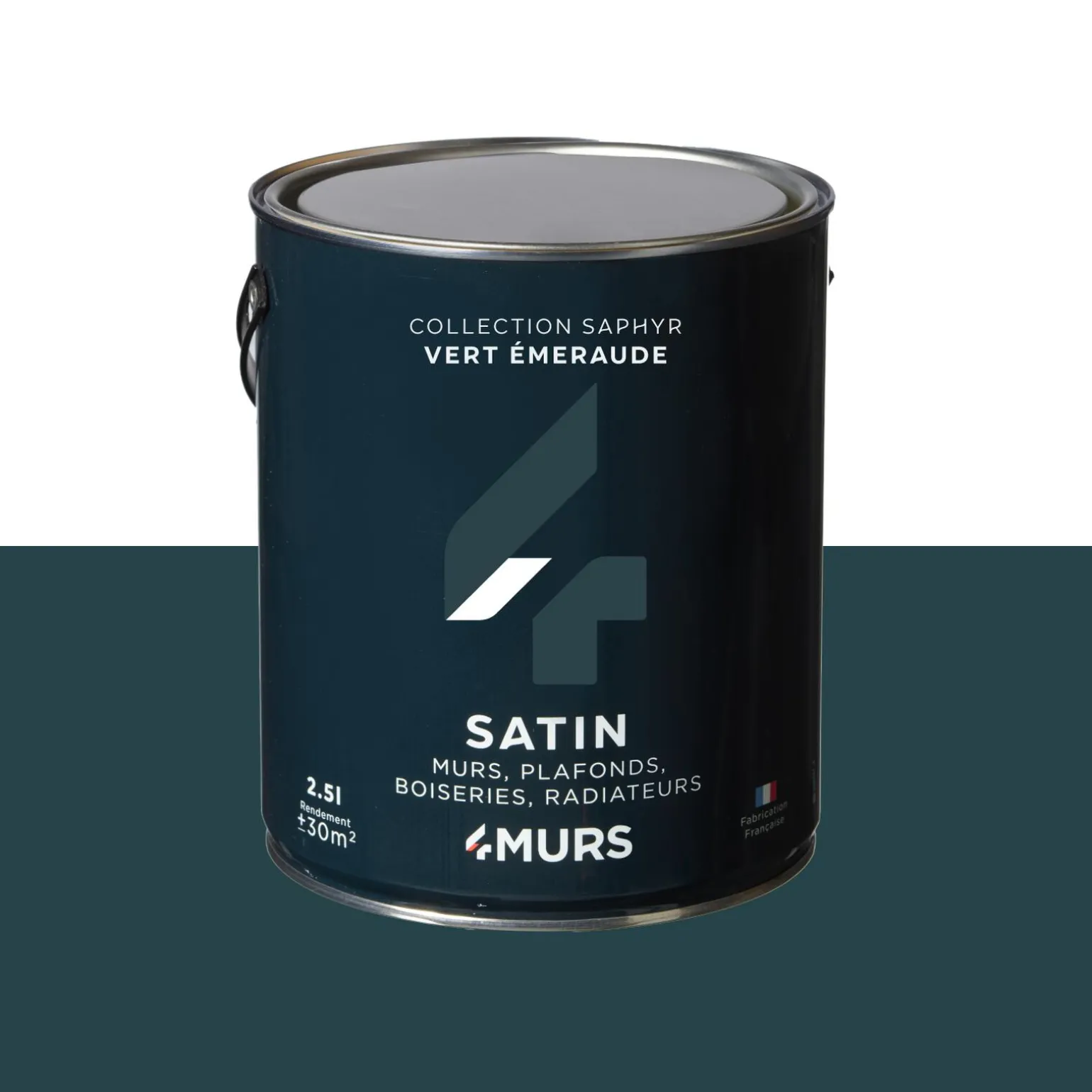 Saphyr Peinture Multi-supports Peinture vert émeraude Satiné - 4MURS