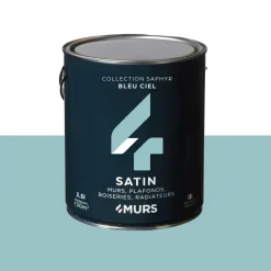 Saphyr Peinture Multi-supports Peinture bleu ciel Satiné - 4MURS