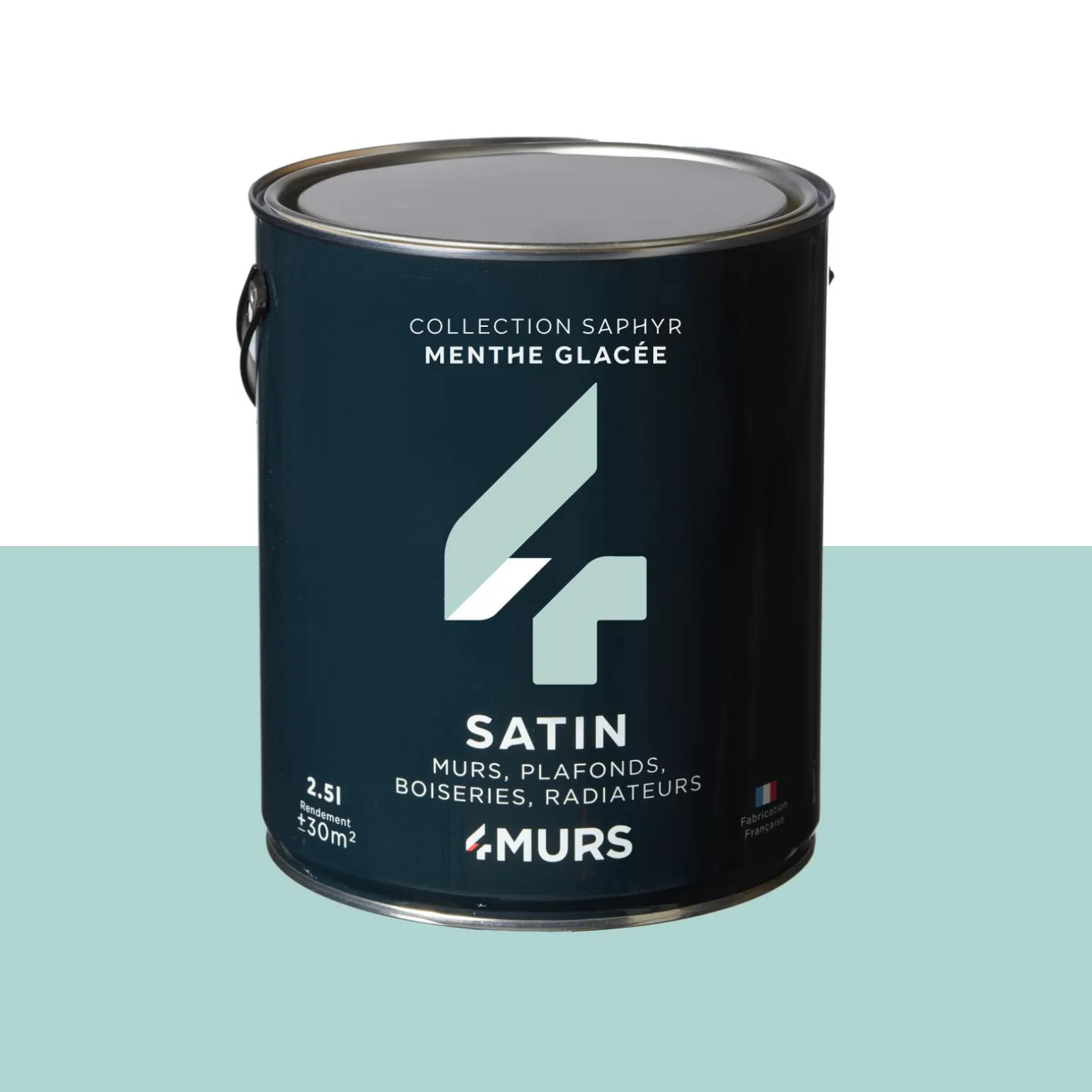 Saphyr Peinture Multi-supports Peinture menthe glacée Satiné - 4MURS
