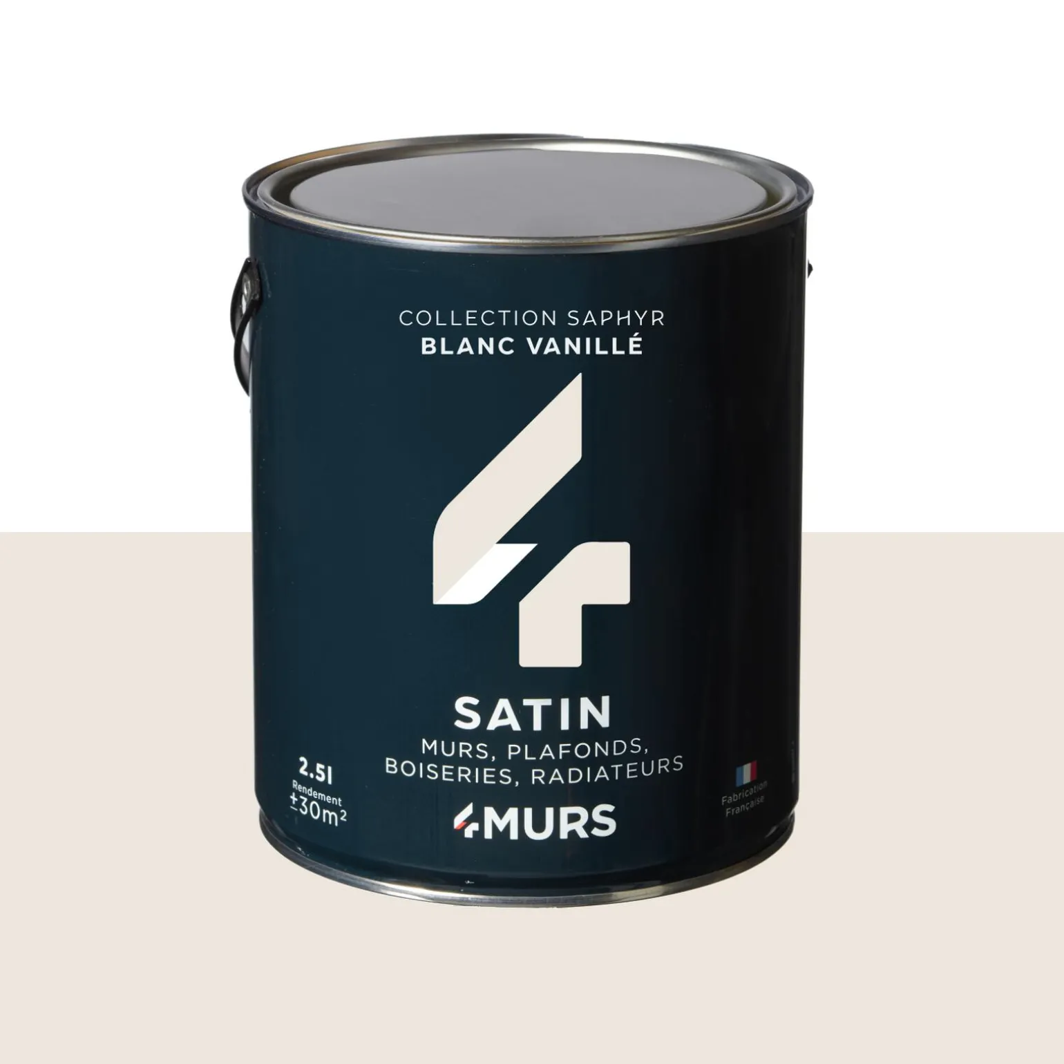 Saphyr Peinture Multi-supports Peinture blanc vanille Satiné - 4MURS