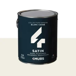 Saphyr Peinture Multi-supports Peinture blanc cassé Satiné - 4MURS