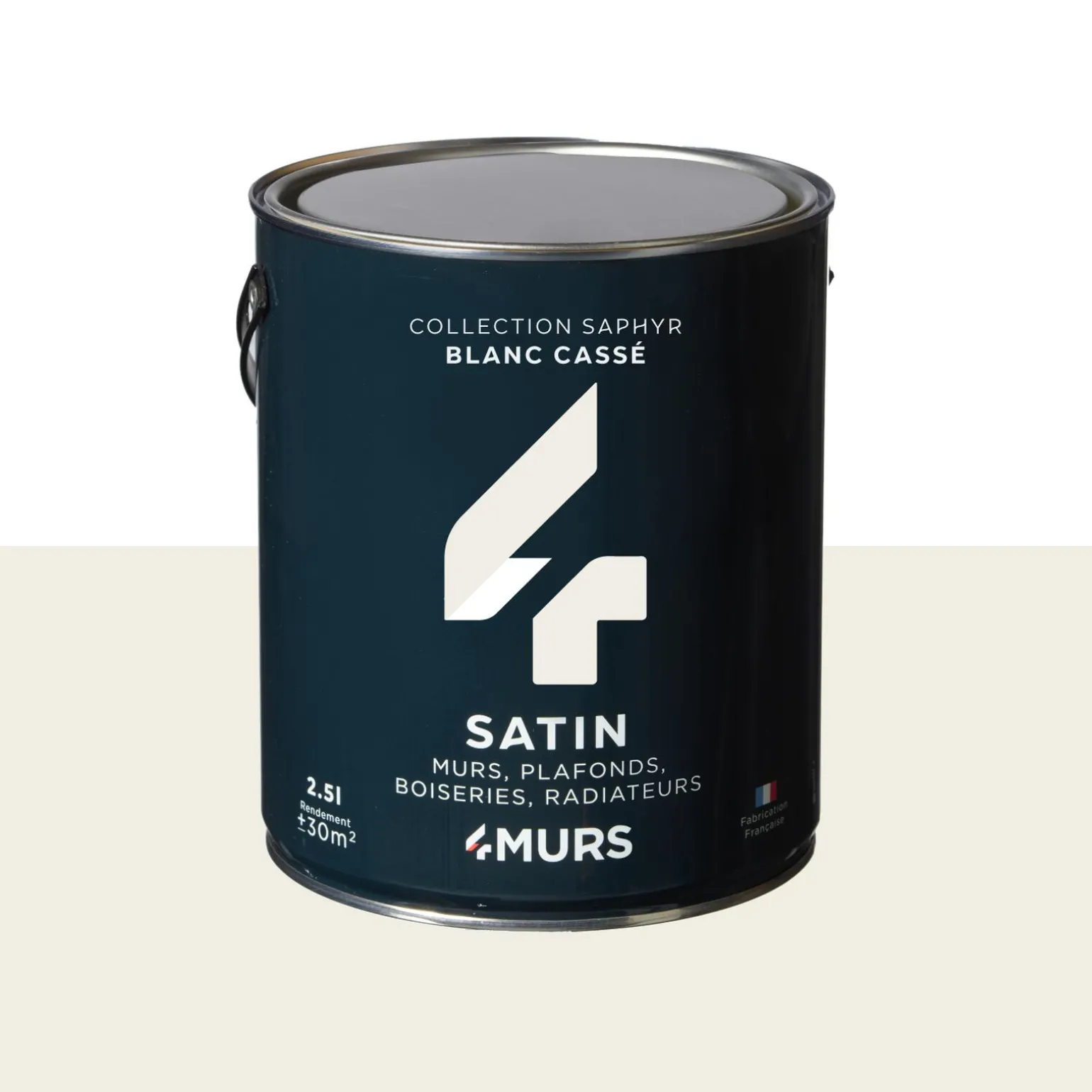 Saphyr Peinture Multi-supports Peinture blanc cassé Satiné - 4MURS