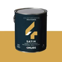 Saphyr Peinture Multi-supports Peinture moutarde Satiné - 4MURS