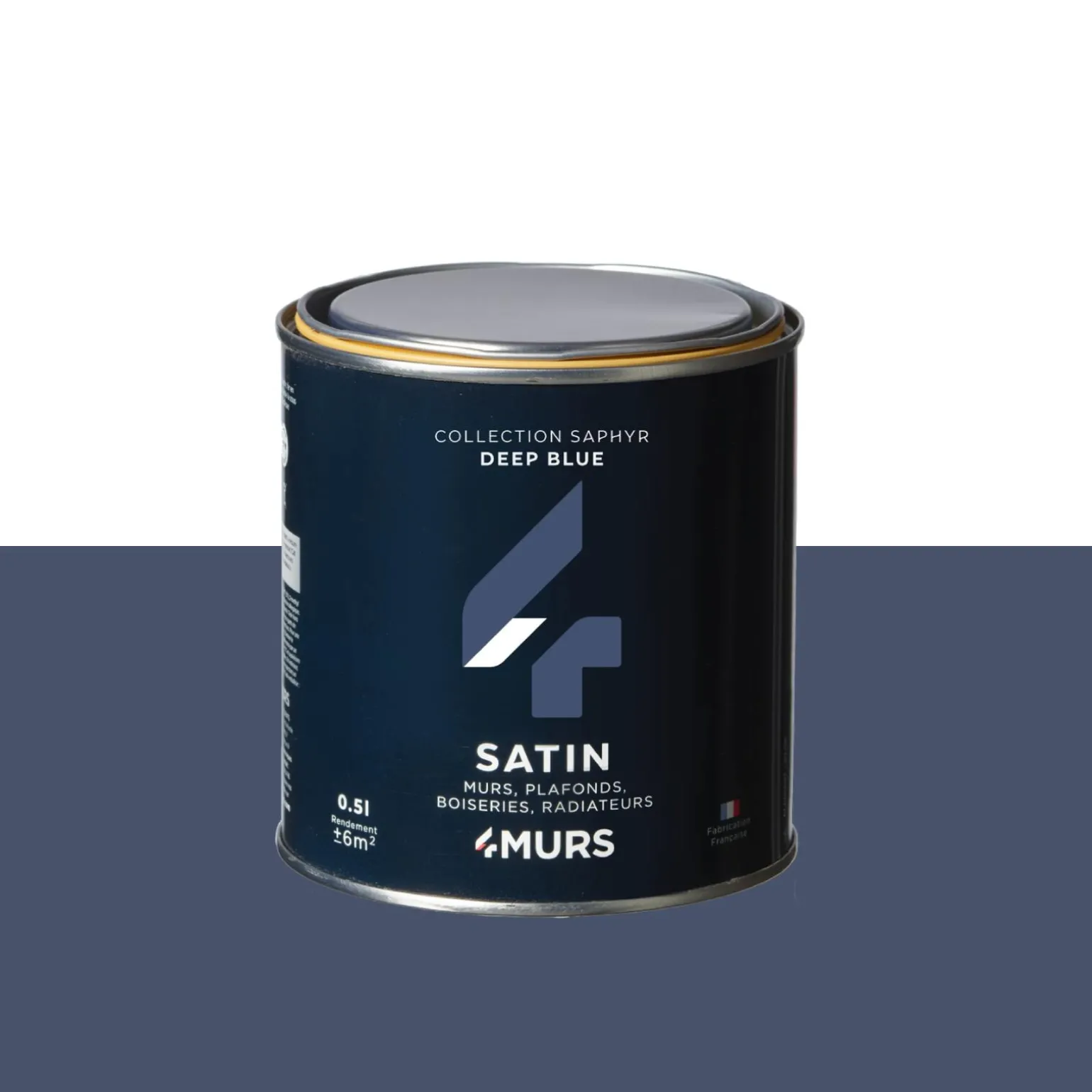 Saphyr Peinture Peinture deep blue Satiné 0,5 L - 4MURS