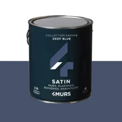 Saphyr Peinture Peinture deep blue Satiné 2,5 L - 4MURS