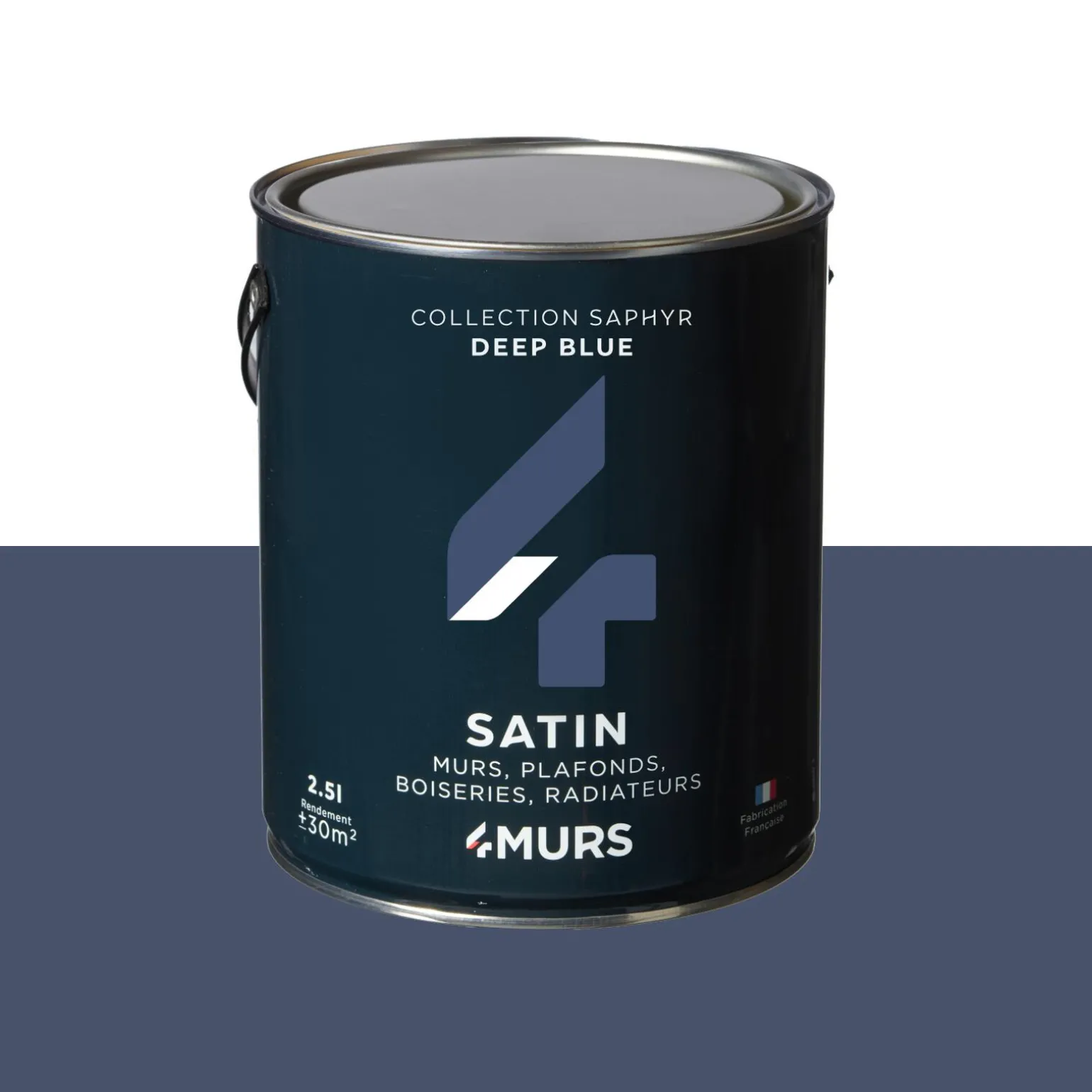 Saphyr Peinture Peinture deep blue Satiné 2,5 L - 4MURS