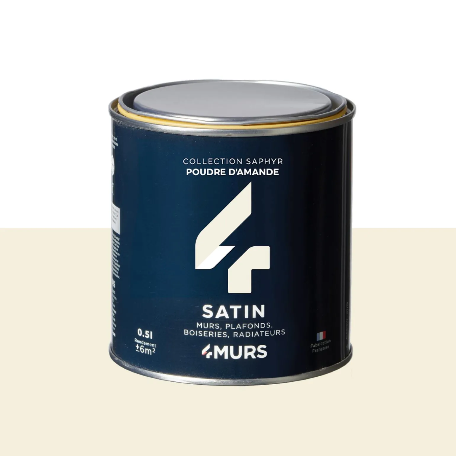 Saphyr Peinture Peinture poudre d'amande Satiné 0,5 L - 4MURS