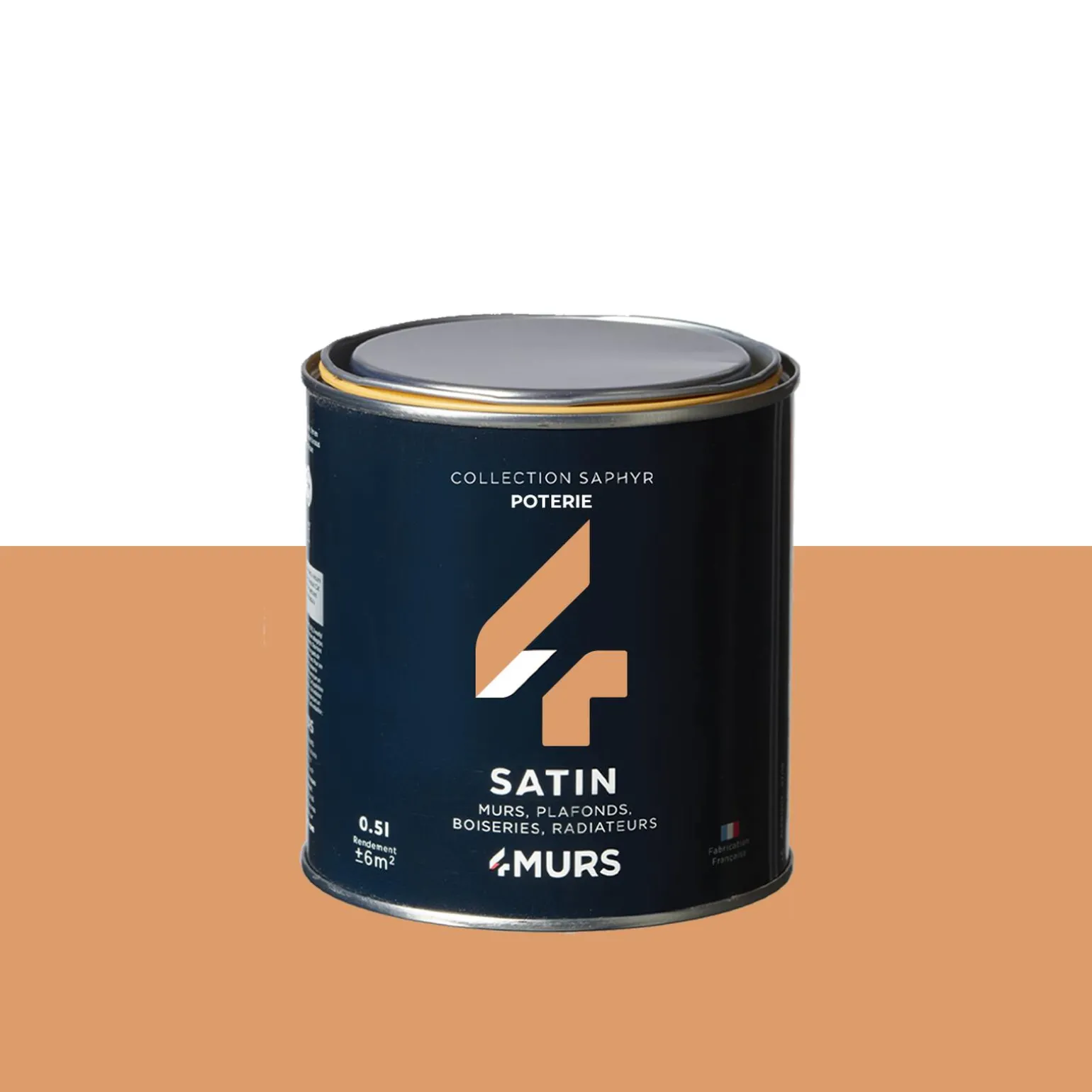 Saphyr Peinture Peinture poterie Satiné 0,5 L - 4MURS