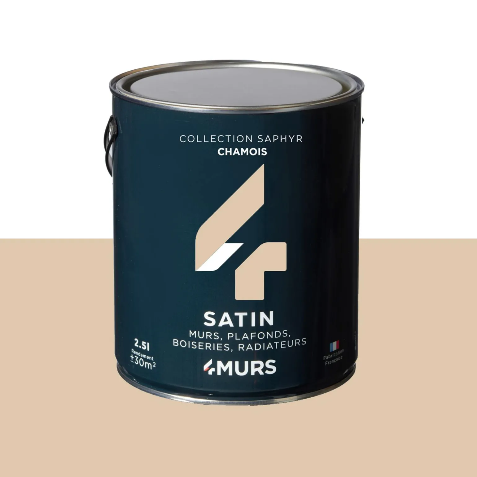 Saphyr Peinture Peinture chamois Satiné 2,5 L - 4MURS