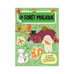 Sassi Junior Coloriage MÉGA ARTS & CRAFTS - LA FORÊT MAGIQUE - 4MURS