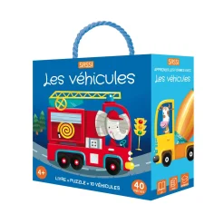 Sassi Junior Jeu éducatif LES VÉHICULES - 4MURS