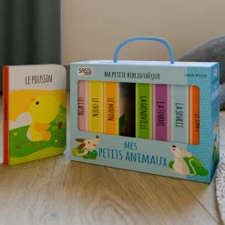 Sassi Junior Livre enfant MA PETITE BIBLIOTHÈQUE MES PETITS ANIMAUX