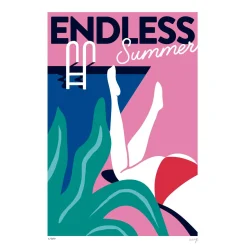 Sergeant Paper Affiche ENDLESS SUMMER 50 x 70 cm - 4MURS