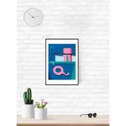 Sergeant Paper Affiche FLAMINGO HANGOVER A3 30 x 42 cm - 4MURS