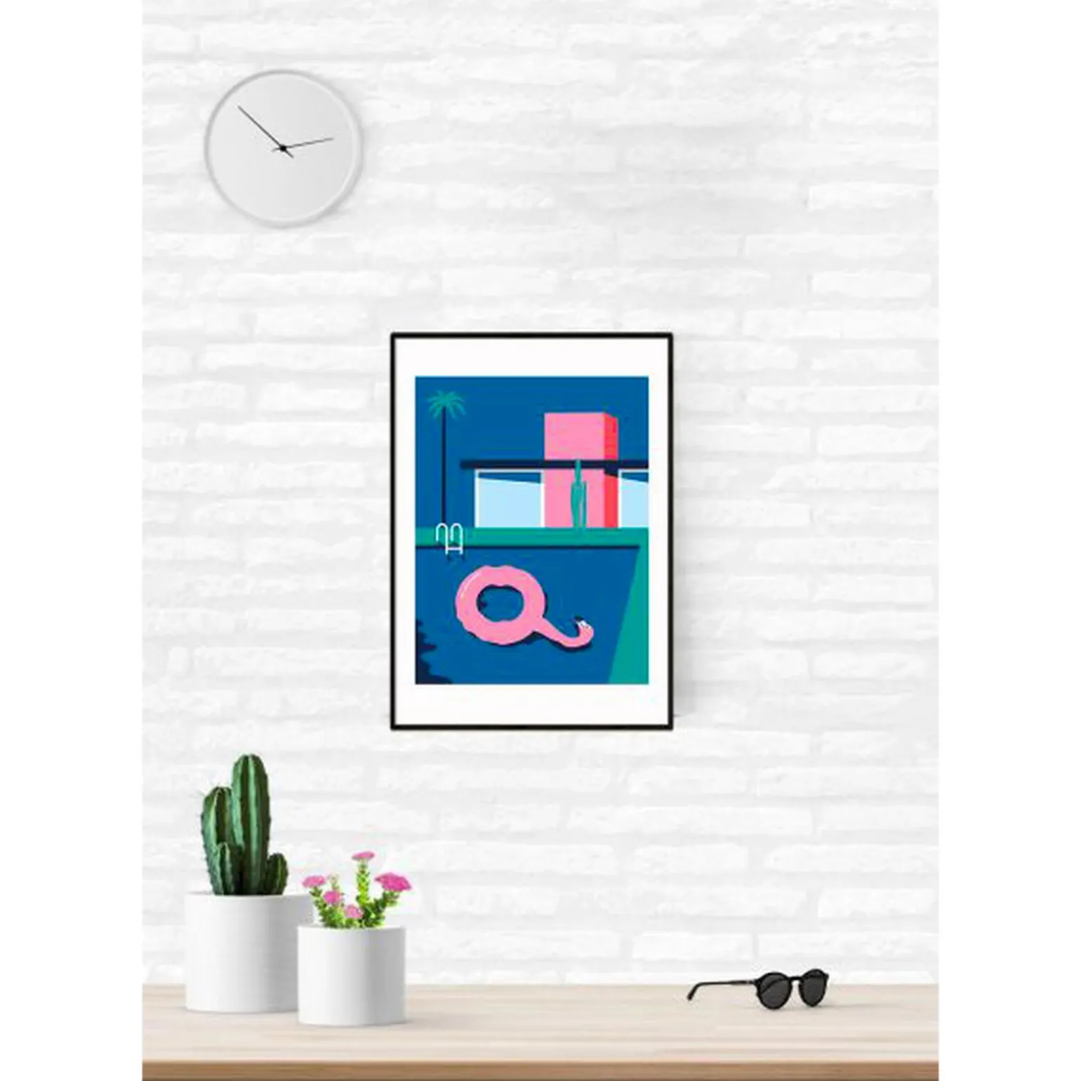 Sergeant Paper Affiche FLAMINGO HANGOVER A3 30 x 42 cm - 4MURS