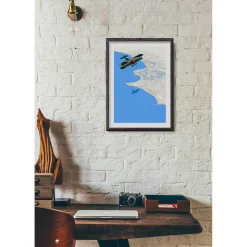 Sergeant Paper Affiche L'AEROPOSTALE, CASABLANCA A3 30 x 42 cm - 4MURS