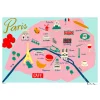 Sergeant Paper Affiche MAP DE PARIS 50 x 70 cm - 4MURS