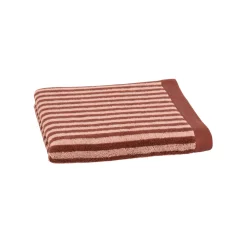 Serviette éponge RAFAELA coloris bordeaux 50 x 100 cm - 4MURS