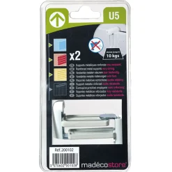 Set de toiles SUPPORTS STORES coloris blanc - 4MURS