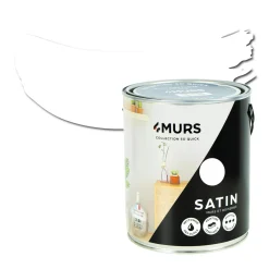 So Quick Peinture Peinture blanc Satiné 2,5 L - 4MURS