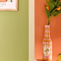 Soliflore BOUTEILLE LIMONADE coloris orange - 4MURS