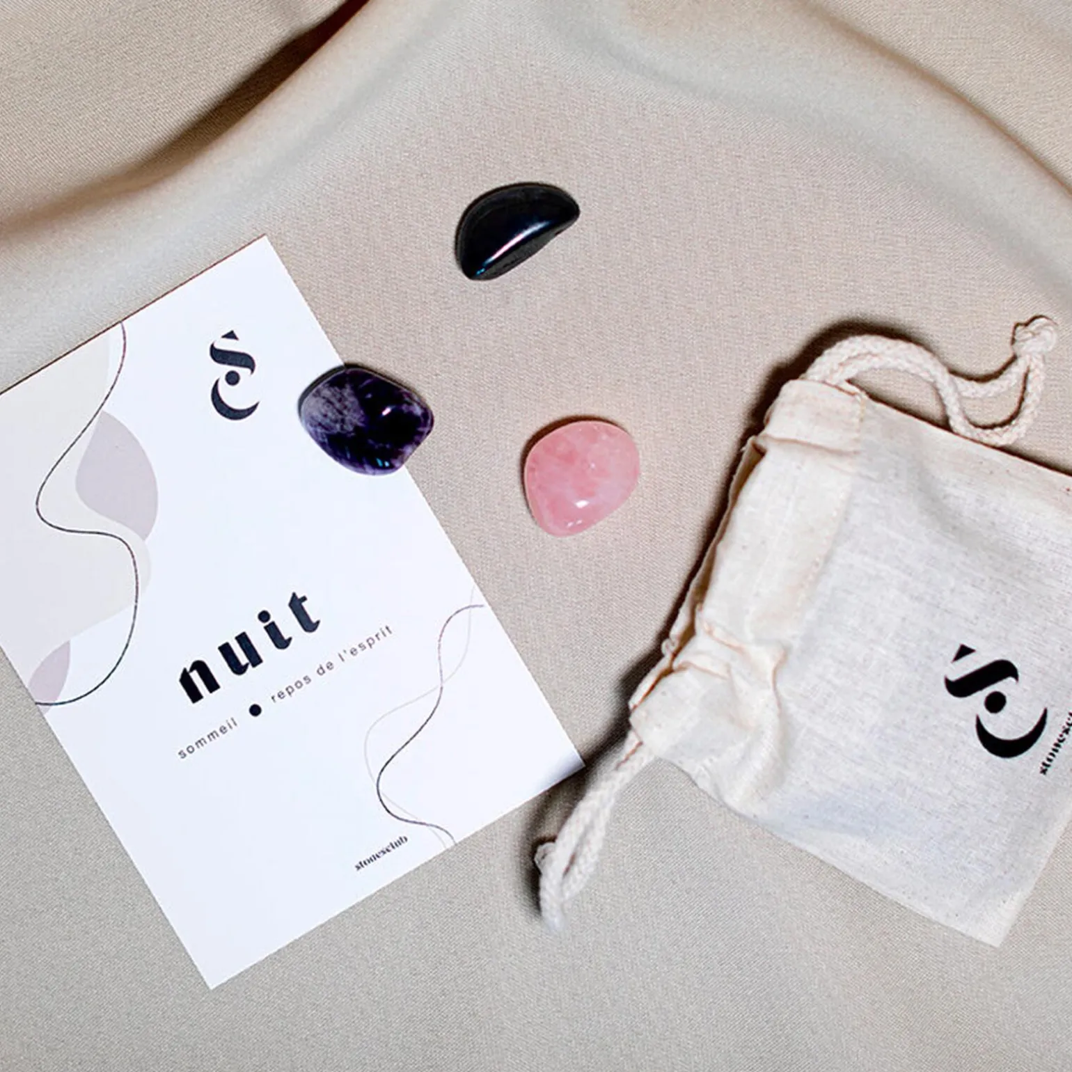 Stones Club Kit lithotérapie NUIT - LITHOTHERAPIE - 4MURS