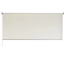 Store enrouleur AURORE coloris blanc 160 x 250 cm - 4MURS