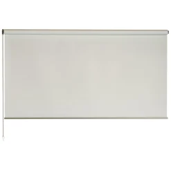 Store enrouleur CREPUSCULE coloris blanc 150 x 250 cm - 4MURS