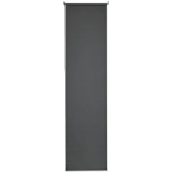 Store enrouleur CREPUSCULE coloris anthracite 60 x 250 cm - 4MURS