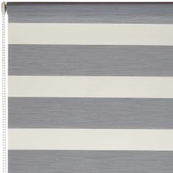 Store jour/nuit ECLIPSE coloris gris chiné 42 x 160 cm - 4MURS
