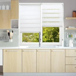 Store jour/nuit EQUINOXE coloris blanc 90 x 250 cm - 4MURS