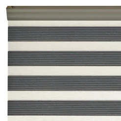 Store jour/nuit SOLSTICE coloris noir/blanc 150 x 250 cm - 4MURS